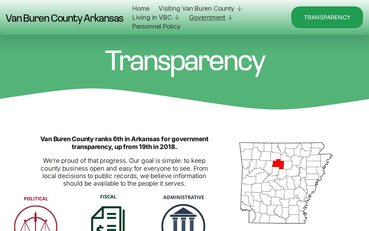 Van Buren County warrant records FOIA contact